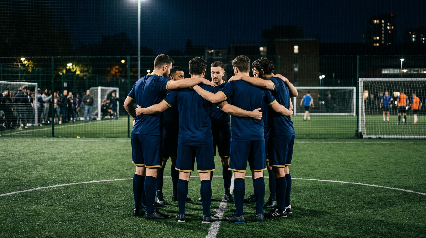 Daugava United FC match-day moment